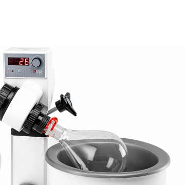 DLAB RE100-S Rotary Evaporatör Vertikal 20... 200 rpm / 180 °C  Manuel Lift
