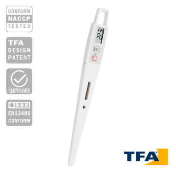 TFA 30.1040 Saplama Tip Gıda Termometresi IP67 -40... +250 °C  HACCP Onaylı
