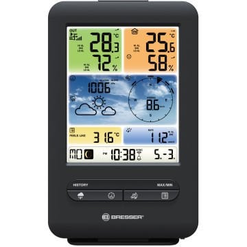 BRESSER Professional 5-in-1 V WiFi Renkli Meteoroloji İstasyonu