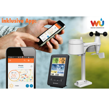 BRESSER Professional 5-in-1 V WiFi Renkli Meteoroloji İstasyonu