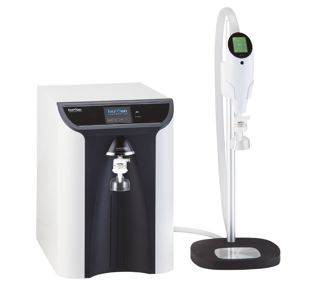 human CORPORATION Arioso Power +70 / +120 TOC Simple Saf ve Ultra Saf Su Sistemi (ASTM/NCCLS Tip I, II, III Saf Su)