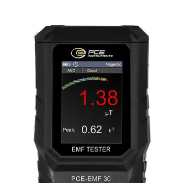 PCE EMF 30 3 Eksenli Radyasyon Ölçer 0.01... 1.800 mW/m² / 1... 1.999 V/m / 0.1... 999.9 mG / 0.01... 99.99 µT