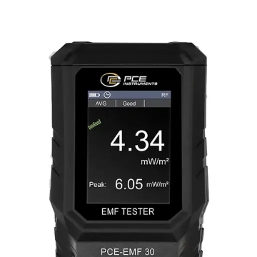 PCE EMF 30 3 Eksenli Radyasyon Ölçer 0.01... 1.800 mW/m² / 1... 1.999 V/m / 0.1... 999.9 mG / 0.01... 99.99 µT