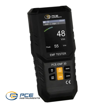 PCE EMF 30 3 Eksenli Radyasyon Ölçer 0.01... 1.800 mW/m² / 1... 1.999 V/m / 0.1... 999.9 mG / 0.01... 99.99 µT