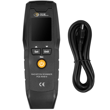 PCE RAM 8 Radyasyon Ölçer Gama, Beta ve X-Işınları Radyasyonu Ölçer 0.01... 9999 µSv/h