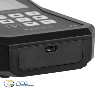 PCE RAM 100 α-, β-, γ-Radyasyonları için Radyasyon Ölçüm Cihazı 0... 1500 µSv/h / 0... 9999999 cpm / 0... 167000 cps