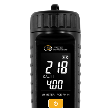 PCE PH 14 pH Metre 0.00... 14.00 / 0.01, 0 °C... 60 °C / 0.1 °C