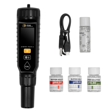 PCE PH 14 pH Metre 0.00... 14.00 / 0.01, 0 °C... 60 °C / 0.1 °C