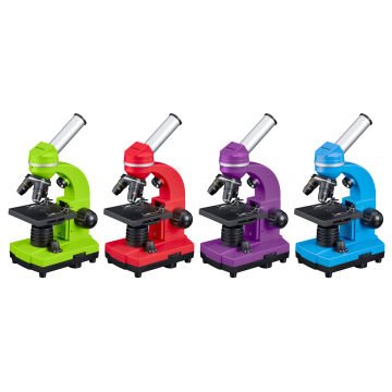 BRESSER Junior Biolux SEL 40–1600x Mikroskop Kırmızı