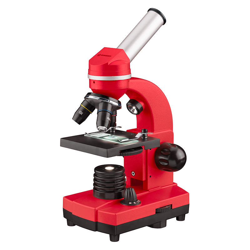 BRESSER Junior Biolux SEL 40–1600x Mikroskop Kırmızı