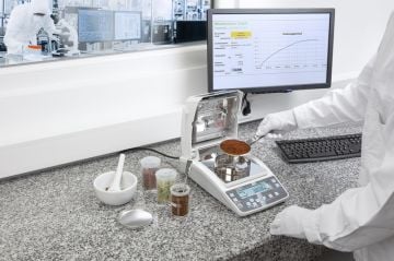 KERN DBS 60-3 Nem Tayin Cihazı 60 gr / 0.001 gr / 200 °C Halojen Lambalı