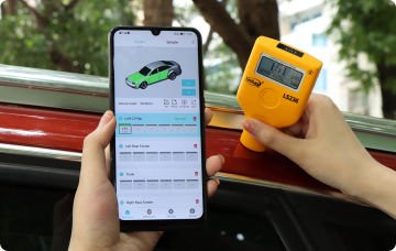 Linshang Technology LS236 Boya Kalınlığı Ölçer, Ölçüm aralığı: 0.0 - 5000 μm