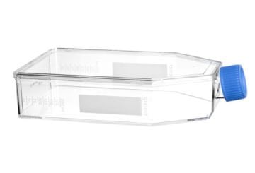 greiner BIO-ONE 661960 Hücre Kültürü Şişesi, 650 ml, 175 cm², PS, ADVANCED TC,  Mavi Standart Vida Kapaklı, Şeffaf, Yüksek Şişe Tasarımı, Steril 40 Adet / Paket
