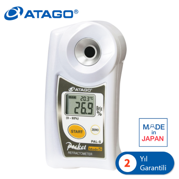 ATAGO 3860 PAL-S Dijital Refraktometre  0.0... 93.0 %Brix Yağlı ve Koyu Numuneler için