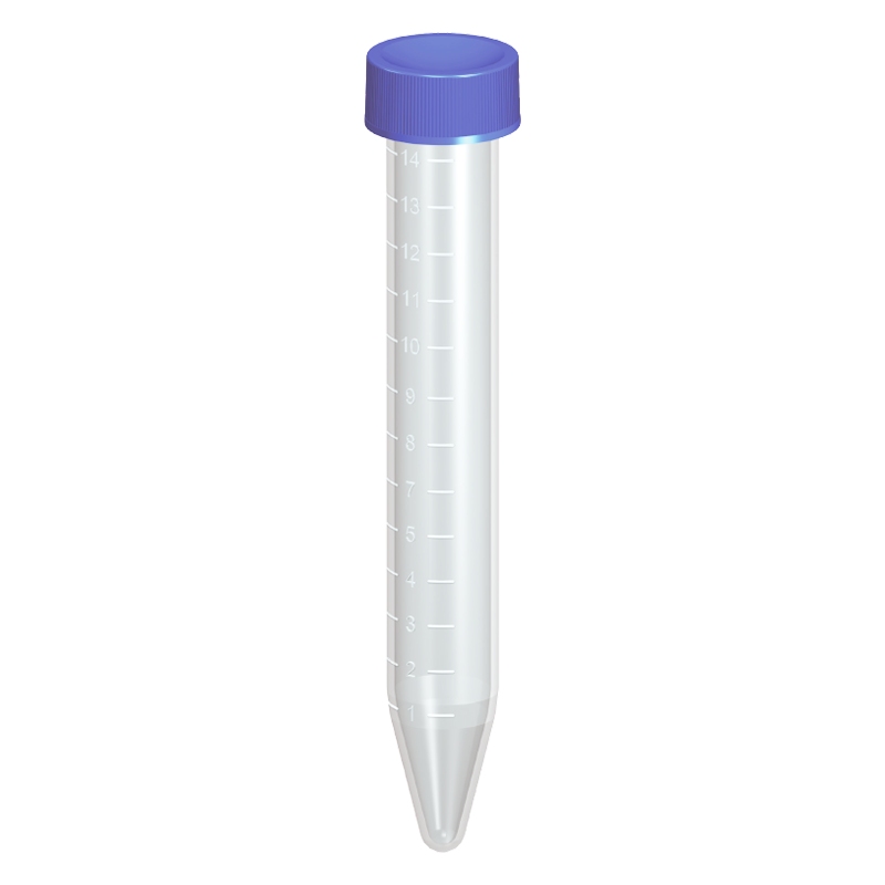 Fıratmed Konik Tüp 15 mL / Polipropilen / Çevir-aç sızdırmayan özel kapak / Vida geçmeli kapak / Eteksiz / Non-Steril