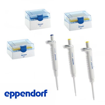 Eppendorf Reference® 2 Otomatik Pipet SET2  2 – 20 µL (sarı), 20 – 200 µL, 100 – 1.000 µL