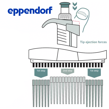 Eppendorf Reference® 2 Otomatik Pipet SET2  2 – 20 µL (sarı), 20 – 200 µL, 100 – 1.000 µL