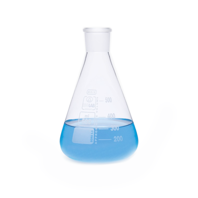 ISOLAB Erlen - Cam - Şilifli - 500 ml - NS29/32