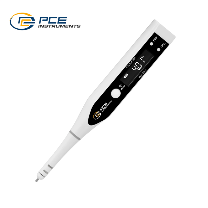PCE SM 5  Tuz Oranı Ölçüm Cihazı % 0,01... 5 / 1... 99 °C