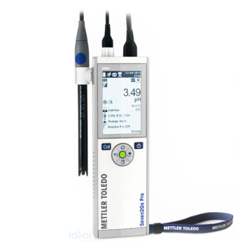 METTLER TOLEDO Seven2Go™ pH Metre S8 Saha Kiti Inlab Expert Pro-ISM-IP67  -2.000... 20.000 pH