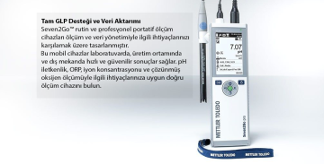 METTLER TOLEDO Seven2Go™ pH Metre S8 Saha Kiti Inlab Expert Pro-ISM-IP67  -2.000... 20.000 pH