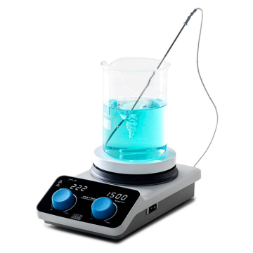 VELP AREX 5 Dijital Isıtıcılı Manyetik Karıştırıcı Sıcaklık Probu ile 50... 1500 rpm / 20 L / RT+... 310 °C