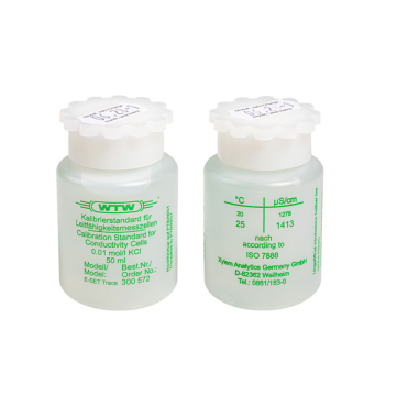 WTW E-Set Trace İletkenlik Kalibrasyon Sıvısı 0,01 mol/L KCl 25 °C'de 413 µ/cm 50 mL