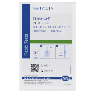 MACHEREY - NAGEL PEHANON® 90415 pH Kağıdı 3.8 - 5.5 pH 200 Adet / Kutu