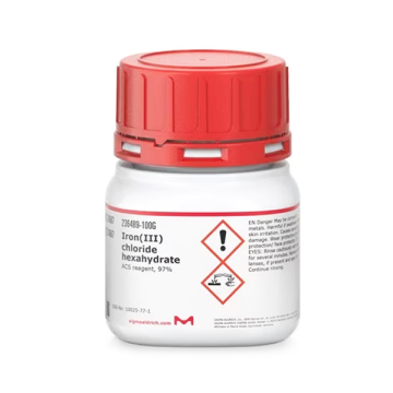Sigma Aldrich 236489 Iron(III) chloride hexahydrate ACS reagent, 97% 5 gr