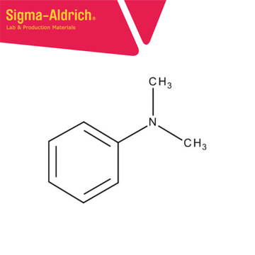 Merck 803060 N,N-Dimethylaniline for synthesis. CAS 121-69-7, EC Number 204-493-5, Chemical Formula C₆H₅N(Ch₃)₂. 2.5 L