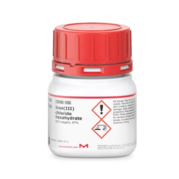 Sigma Aldrich 236489 Iron(III) chloride hexahydrate ACS reagent, 97% 500 gr