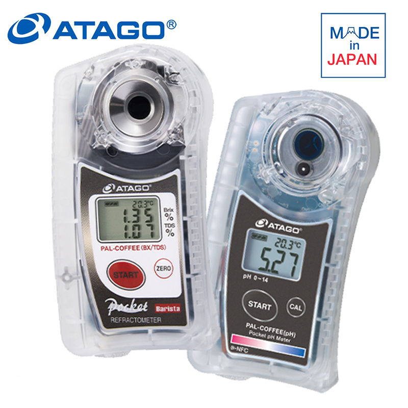 ATAGO 4007 Coffee Meister Set BX/TDS - pH Ölçer Refraktometre Brix: 0.00... 25.00%, TDS: 0.00... 22.00%, pH: 0.00... 14.00