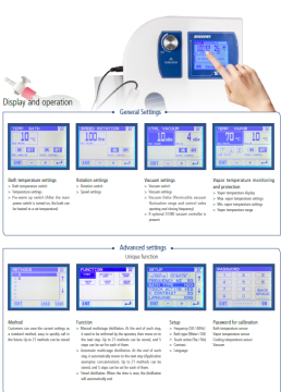 WIGGENS STRIKE 385 M1 Eğimli Tip Rotary Evaporatör
