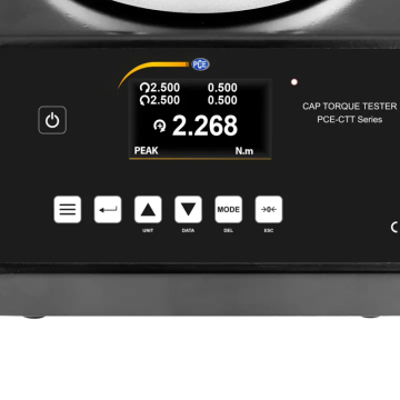 PCE CTT 10 Tork Ölçer 10 Nm / Ø200 mm İçecek Şişeleri ve Kavanoz Kapakları için Tork Ölçer