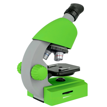 BRESSER Junior 40–640x Monoküler Mikroskop Yeşil