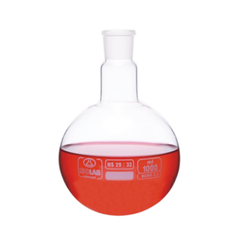 ISOLAB Balon - Cam - Dibi Yuvarlak - Şilifli - 250 ml - NS24/29