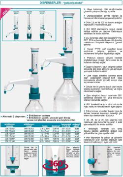 ISOLAB Dispenser - Üst Model - Sirkülasyon Vanalı - 30 ml