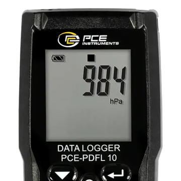 PCE PDFL 10 Sıcaklık Bağıl Nem ve Mutlak Hava Basıncı Ölçer Veri Kaydedici 30... +60 °C / %0... 100 n.o / 700... 1100 hPa