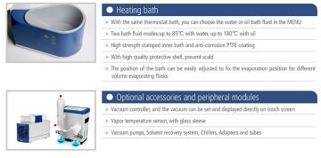 WIGGENS STRIKE 380 M3 Dikey Tip Rotary Evaporatör