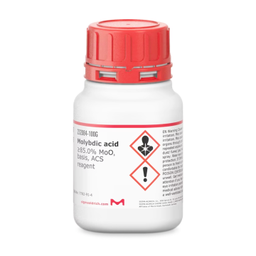 Sigma-Aldrich 232084 Molybdic acid ≥85.0% MoO3 basis, ACS reagent 100 gr