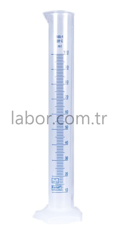 Kartell 100 ml Plastik  Mezür Uzun Form
