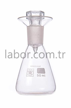 Borucam İyot Erleni Cam Kapaklı 500 ml NS 29/32