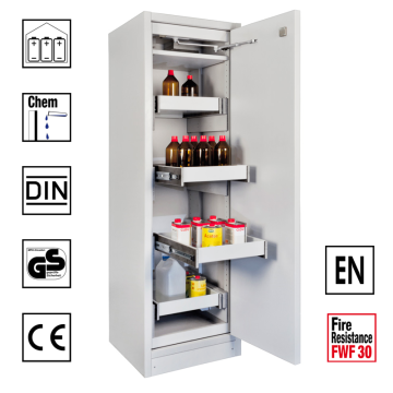PRIORIT PRIOCAB Typ30 Tehlikeli Kimyasal Saklama Dolabı DIN EN 14470-1 (Yangına Dayanıklı)