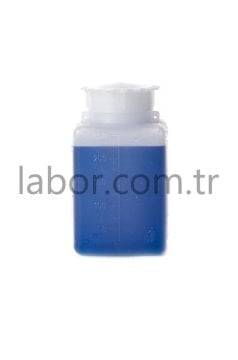 Kartell 250 ml Kare Plastik Sızdırmaz Vida Kapaklı Şişe