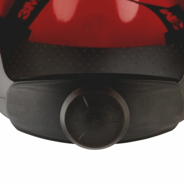 3M™ G3000NUV-RD Madenci Bareti, Uvicator, Mandallı, Havalandırmalı, Plastik Ter Bantlı, (Kırmızı Renkli)