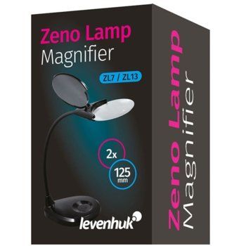 Levenhuk Zeno Lamp ZL13 Beyaz Büyüteç