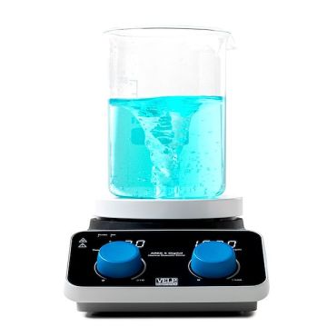 VELP AREX 5 Dijital Isıtıcılı Manyetik Karıştırıcı + Sıcaklık Probu + Çubuk ve Kelepçe İle 50... 1500 rpm / 20 L / RT+... 310 °C