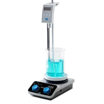VELP AREX 5 Dijital Isıtıcılı Manyetik Karıştırıcı + Sıcaklık Probu + Çubuk ve Kelepçe İle 50... 1500 rpm / 20 L / RT+... 310 °C