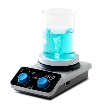 VELP AREX 5 Dijital Isıtıcılı Manyetik Karıştırıcı + Sıcaklık Probu + Çubuk ve Kelepçe İle 50... 1500 rpm / 20 L / RT+... 310 °C