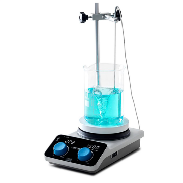 VELP AREX 5 Dijital Isıtıcılı Manyetik Karıştırıcı + Sıcaklık Probu + Çubuk ve Kelepçe İle 50... 1500 rpm / 20 L / RT+... 310 °C